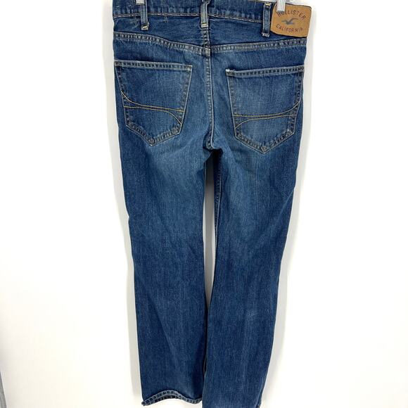 Hollister Button Fly Lightly Distressed Jeans Size 28"x30" - Picture 2 of 10